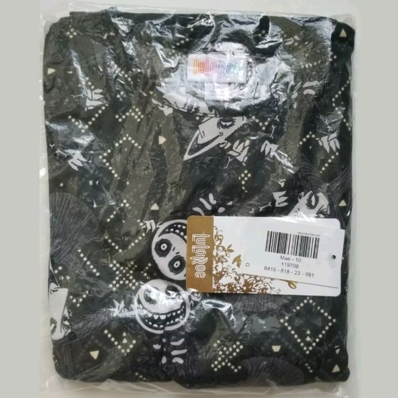 LuLaRoe Other - Lularoe Disney NBC Mae Size 10 Lock Shock Barrel
